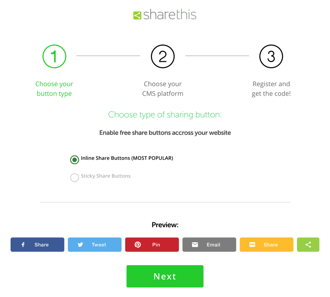 Sharethis – Social buttons